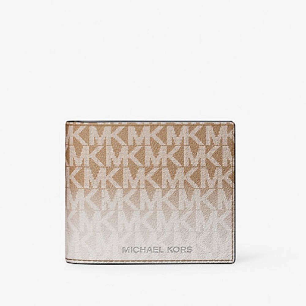 Michael Kors Cooper Ombré Signature Logo Billfold Wallet
